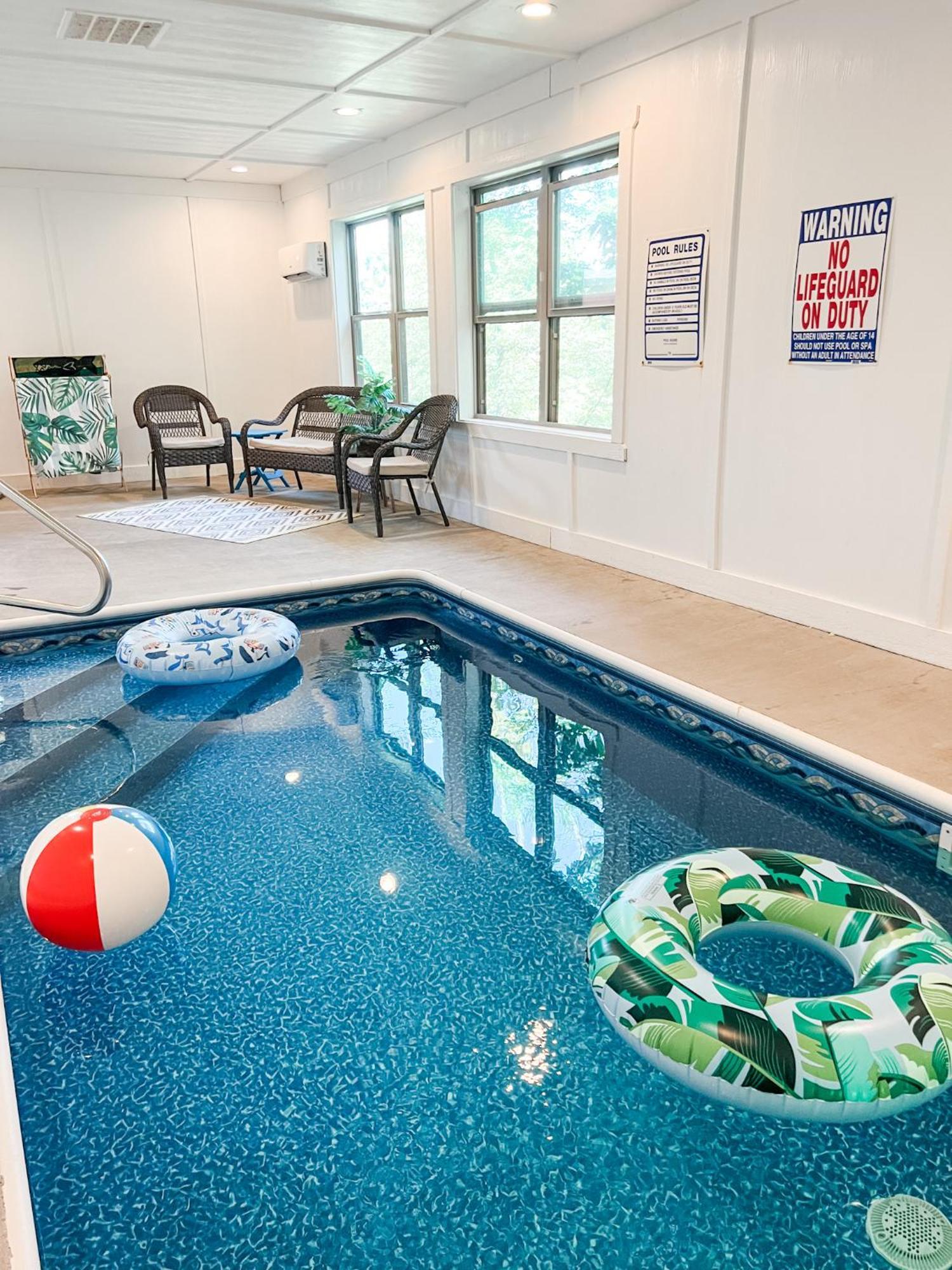 Indoor Heated Pool Hot Tub Cabin Sevierville Exterior foto